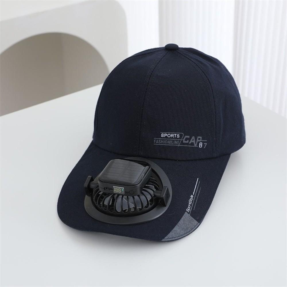 Breathable Solar Cooling Fan Hat Built-in Fan Fan Hat New Baseball Cap Outdoor