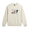 Мужская толстовка Li Ning Badfive с принтом букв, круглым вырезом, свободного кроя AWDW617-3
