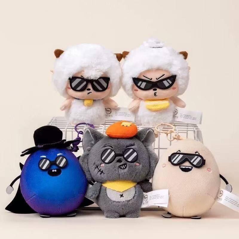 Приятный Козлик и Большой Большой Волк Кристальный Плюшевый Брелок Мягкая Игрушка на Подарок на День Рождения для Подростков