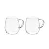 Hario Round Glass Mug Set 2pcs