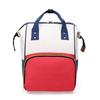 Women's Fashion Mommy Bag Double Shoulder Bag Handheld Mother Baby Bag Nylon Backpack Multi Functional Diaper Bag Urban Fashion Trend Mom Bag