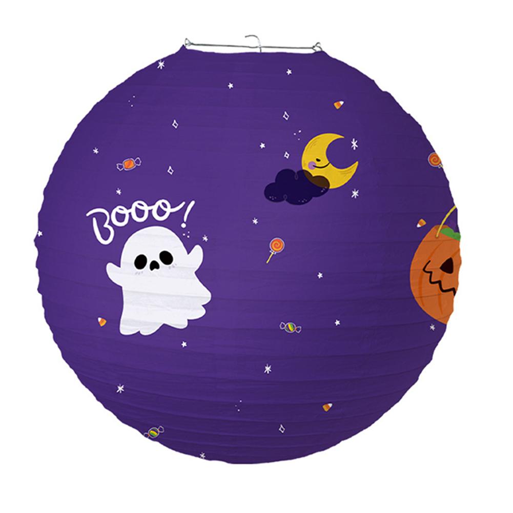 Halloween Decorations Paper Lantern Lamps 30cm Party Hanging Decorations Cute Halloween Indoor Outdoor Party Decoration Supplies