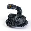 3D-печатная вращающаяся шарнирная змея, подвижная модель животного, имитация рабочего стола, украшение для офиса, домашний декор, детский подарок