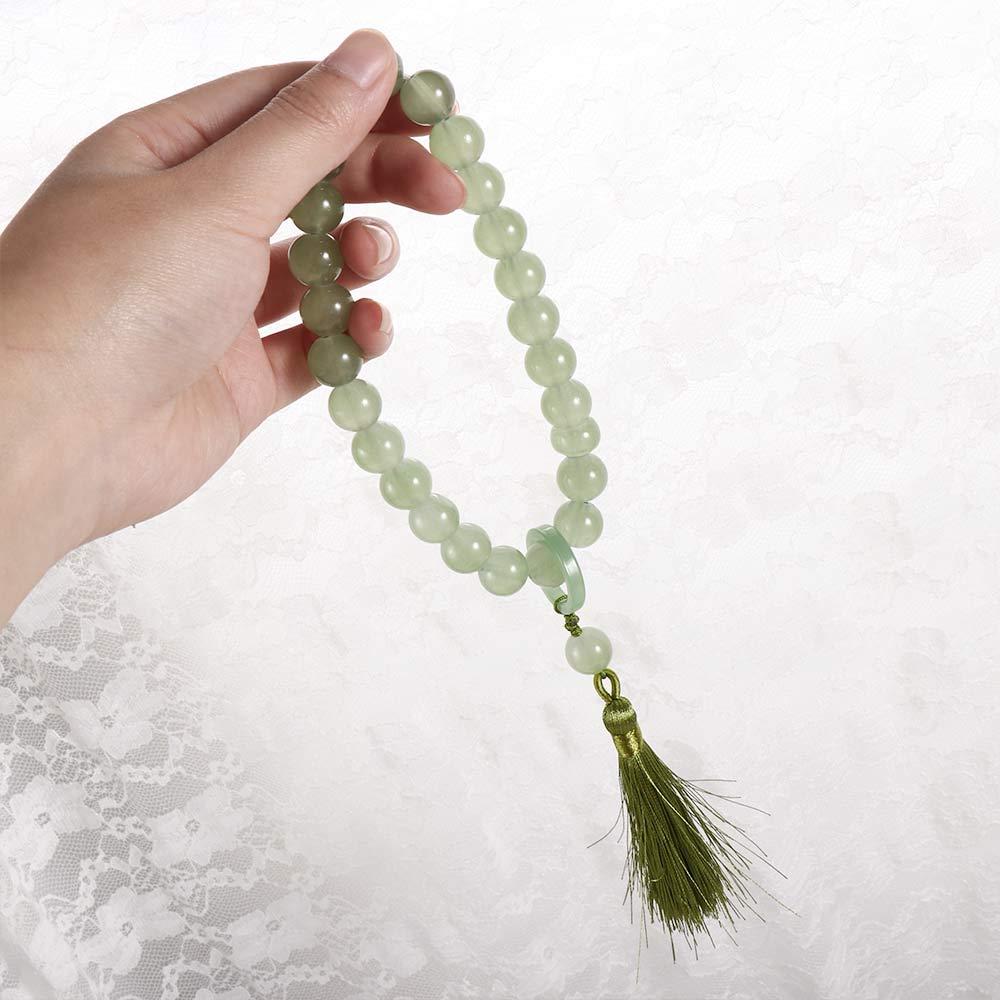Bangles Green Beads Antique Bracelet Female Hand Chain Chinese Style Bracelets Stone Bracelets