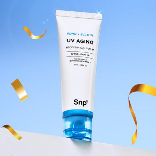 SNP PDRN Ectoin UV Aging Recovery Солнцезащитная сыворотка SPF 50+ PA++++ 50 мл