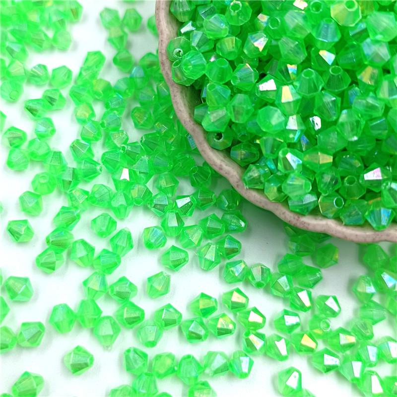 Креативный новый материал Свободные бусины Браслет Ожерелье Аксессуары из бисера своими руками Тканое кольцо Прозрачные алмазные бусины 4 мм 300 шт. 4 мм Акриловые заостренные бусины