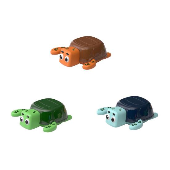 Детская игрушка для ванной без батареек Прекрасный мультяшный черепаха Водная игрушка Интересные успокаивающие интерактивные игрушки Ванная комната Ванна Душ Заводная игрушка Детский подарок