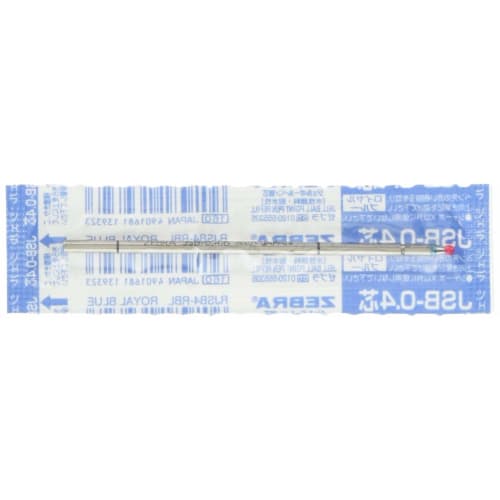 Zebra Gel Ballpoint Pen Refill Charbo JSB-0.4 Lead Royal Blue 10 Pieces BRJSB4RBL