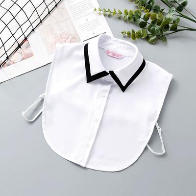 Detachable Fake Collar Classic Half Shirt Blouse Dickey Collar Faux False Collar Elegant for Women Girls