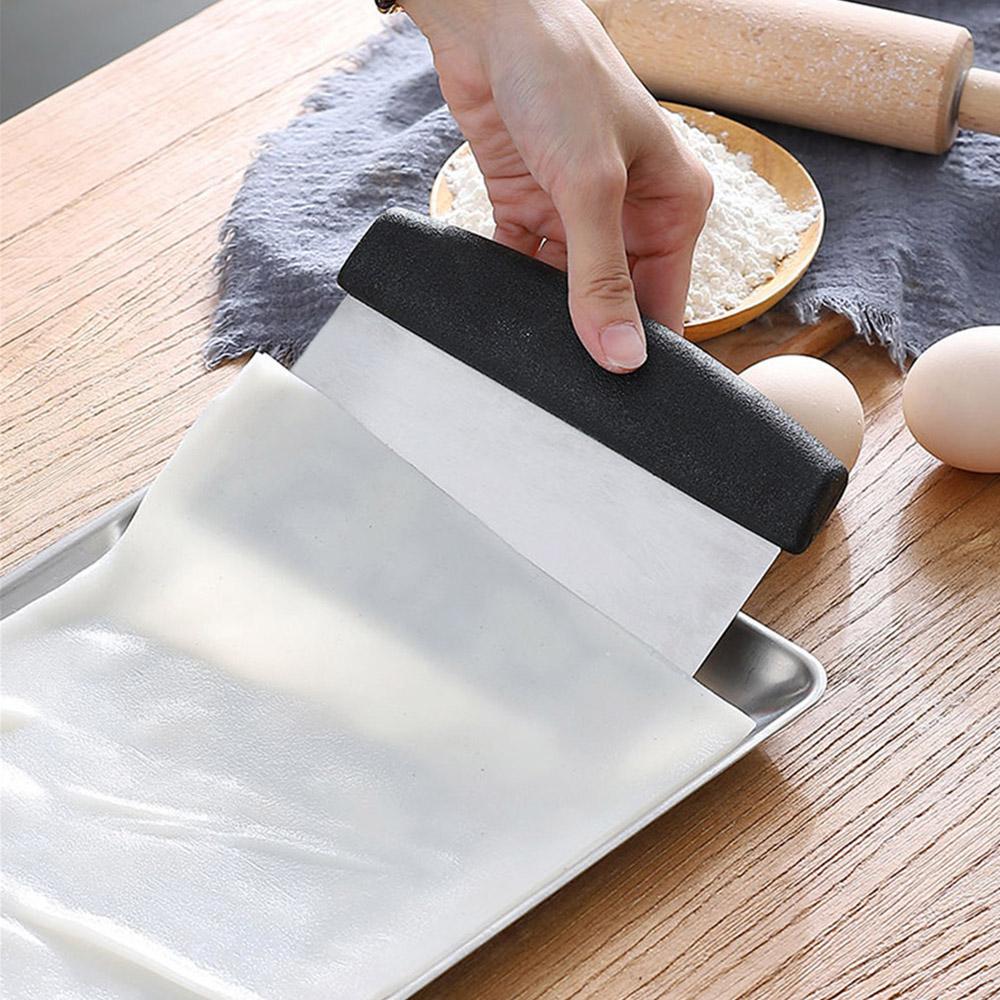 Stainless Steel Dough Cutter Scraper Bread Chopper with Scale Pastry Spatula Pizza Scraper Baking Fondant Cake Decoration Tool