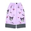 Sanrio Wrap Pool Changing Towel with Snap Name Product 946672 Kids' Towel, 70cm, Kuromi, Girl, Purple, 100% Cotton, Accessory, Buttons, Tag, Number