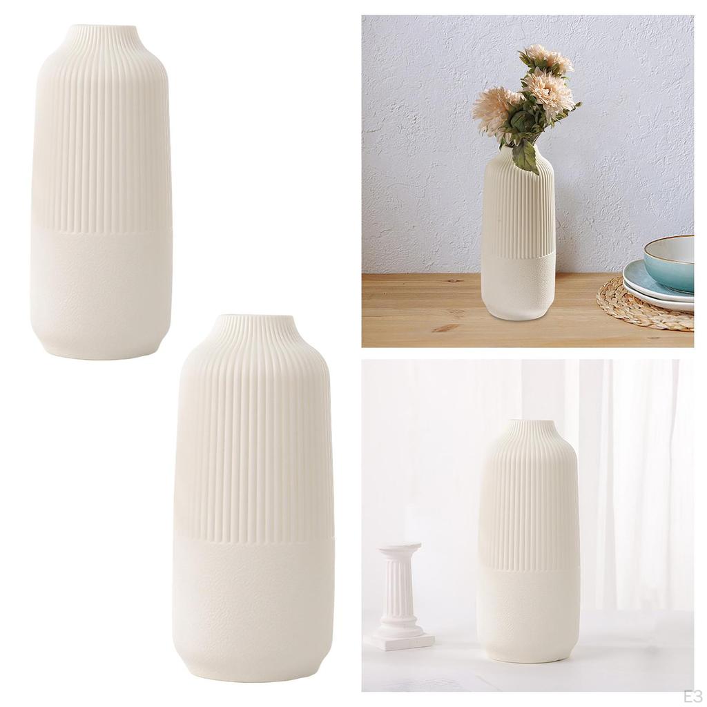 Chic Floral Vase Contemporary Home Decor Accent Piece