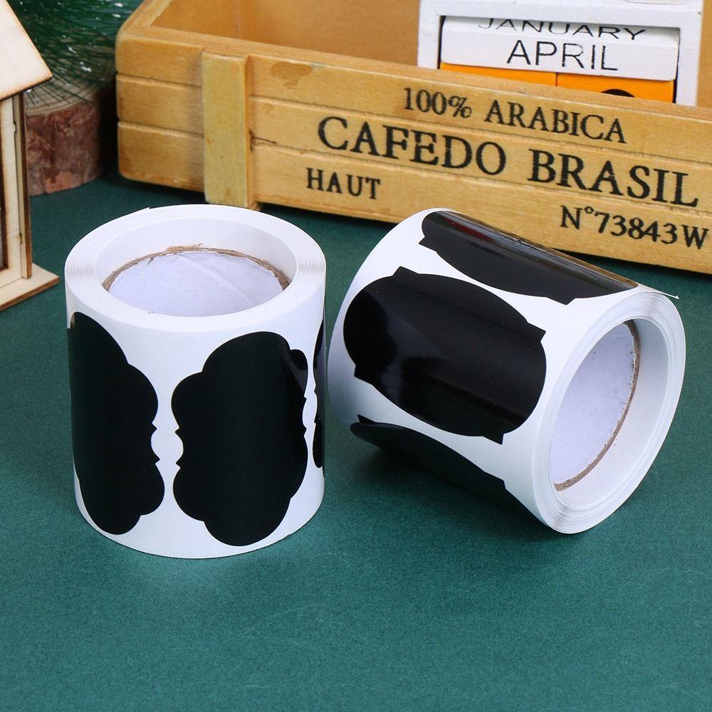 120Pcs/Roll PVC Blackboard Stickers Removable Chalkboard Stickers Chalkboard Labels Home & Kitchen