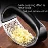 Stainless Steel Manual Garlic Press, Peeler & Crusher Tool for Home Use