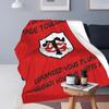 Sentence Stade Toulousain Одеяло Флис Всесезонный Регбийный Клуб Дышащий Ультрамягкий Плед для Домашнего Дивана Покрывала