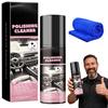Спрей для защиты салона автомобиля, Полирующий очиститель салона автомобиля, Финиш без жирного мокрого блеска, Восстанавливает до состояния как с завода, Подходит для резины