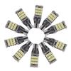 10 шт. белых 45 Smd 4014 T15 W16W светодиодных ламп заднего хода для автомобиля 6000K