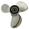 Boat Propeller 9 1/4x11 Fit for Tohatsu Outboard 9.9HP-15HP 3 Blades Stainless Steel 14 Tooth OEM NO: 3BAB64524-1 9.25x11