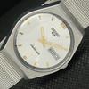 Б/У винтажные мужские часы SEIKO 5 AUTO 6309A из Японии с серебряным механизмом и функцией «день/дата» 608h-a316671-2