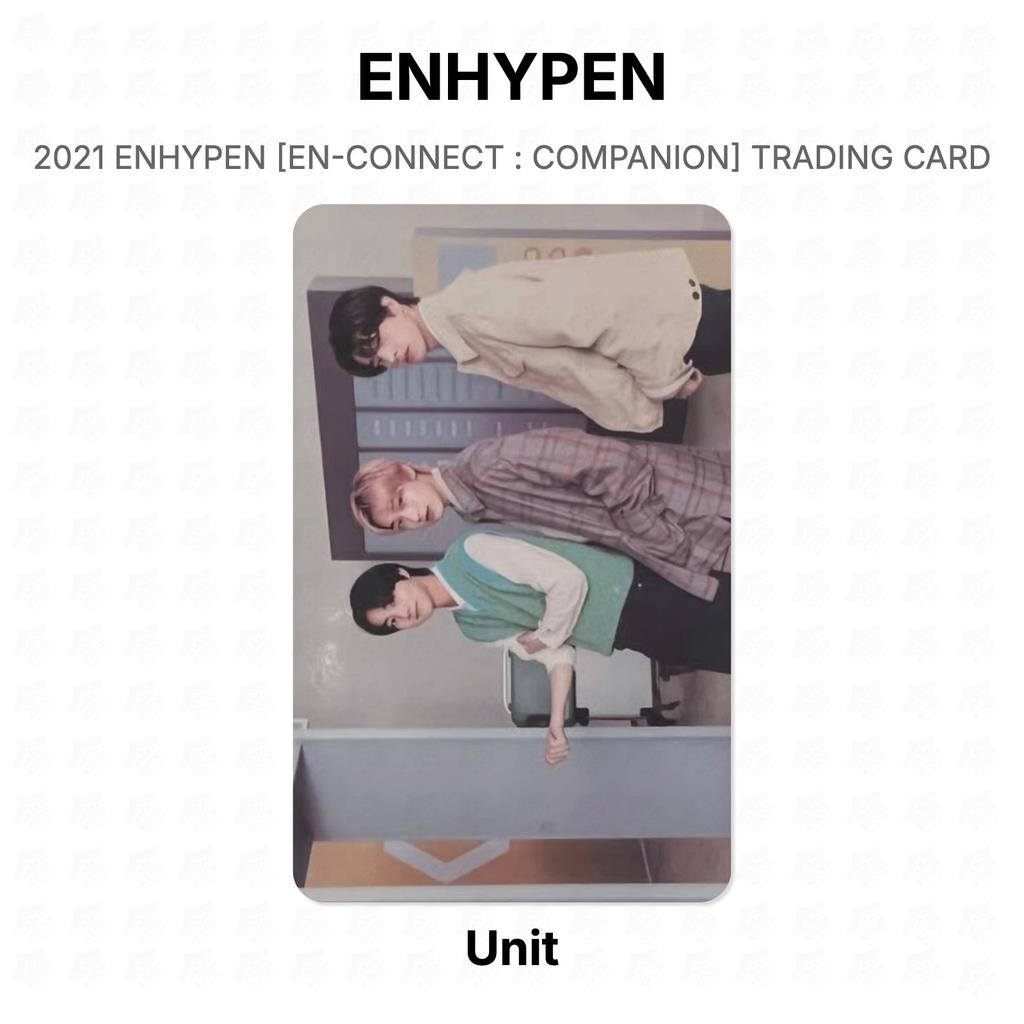 ENHYPEN 2021 ENHYPEN [EN-CONNECT : КОМПАНЬОН] ТОРГОВАЯ КАРТОЧКА Официальная фотокарточка