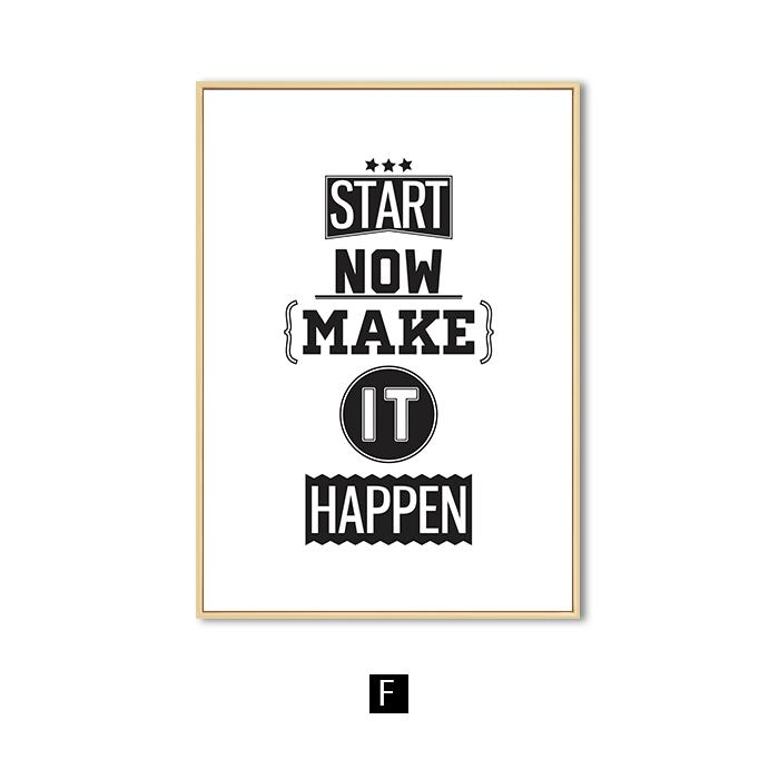 Современные мотивационные черно-белые цитаты, холст, живопись, минималистичные настенные художественные постеры и принты, декоративная картина для гостиной