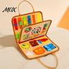 Toddler Educational Gifts for Birthday Felt Learning Board Toddlers, Multi-module Montessori Toys, Activity Portable Fine Motor Skills Development