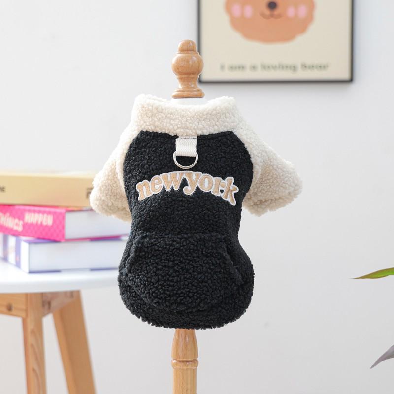 Pet Warm Fleece Dog Cat Hoodie Sweater Winter Coat Small Medium Large Dogs Cats Comfortable Casual Outfit