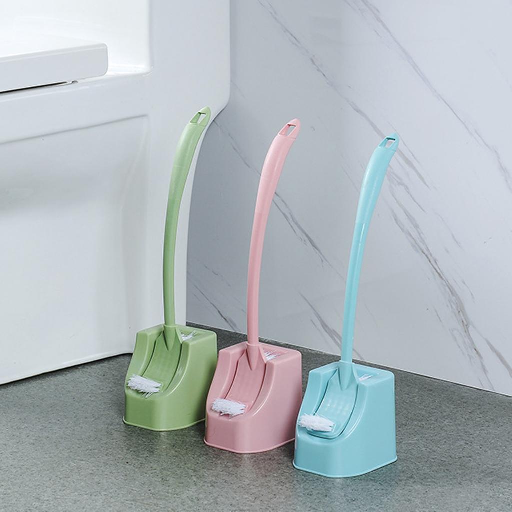Long Double-sided Brush Decontamination Handle Toilet Tool Accessories