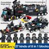 City Police SWAT Truck Building Blocks Sets Ship Helicopter Vehicle Technic Bricks Kids Toys Gifts