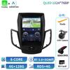 9,7 дюйма для Ford Fiesta Mk7 2009-2016 Android 14 автомобильный радиоприемник мультимедиа навигационный плеер стерео беспроводной Bluetooth Carplay экран