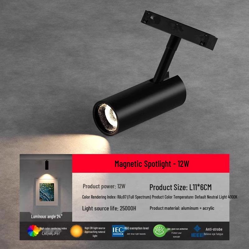 Magnetic Honeycomb Track Light for Kitchen & Living Room Ceilings