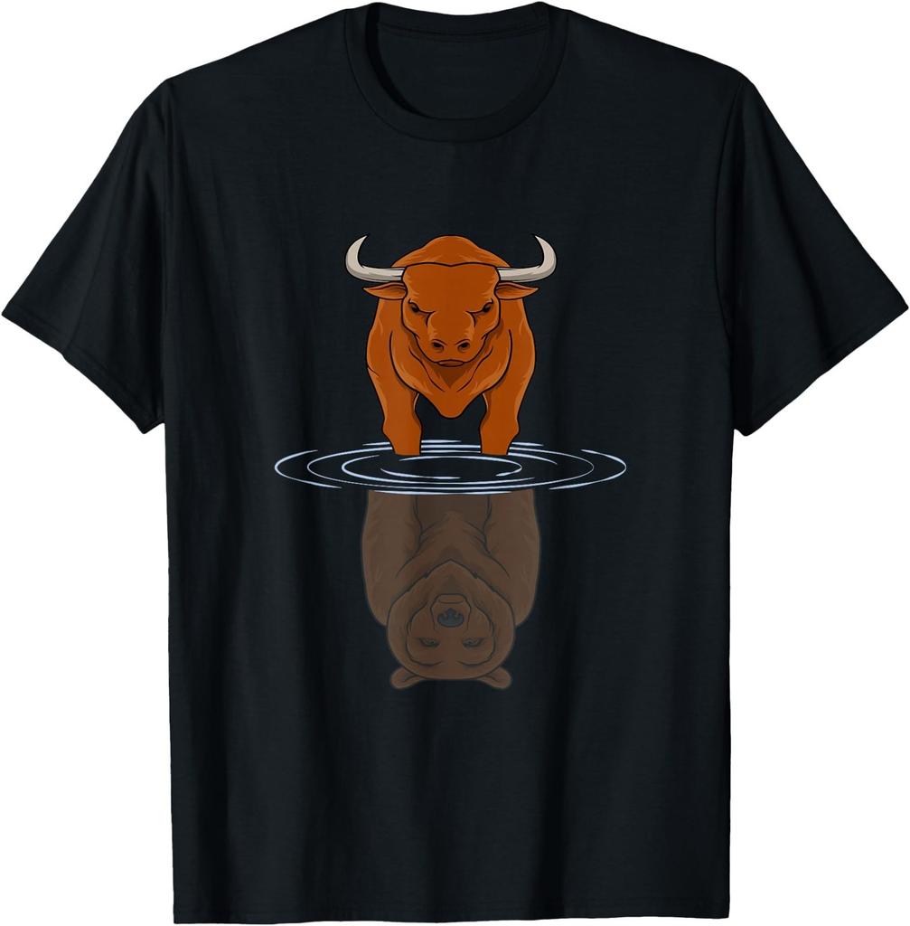 Stock Exchange Bull Vs Bear Investors Stock Market Stock Prices T-Shirt