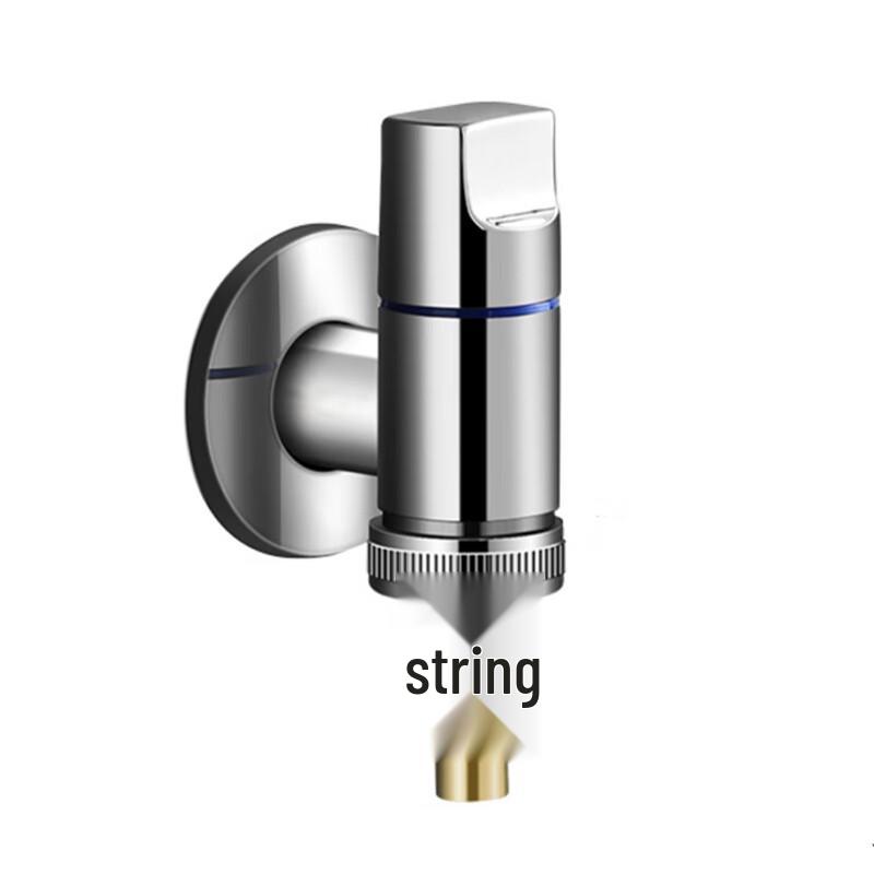 Du'ao Mini Copper Washing Machine Faucet with Automatic Shut-off Valve