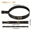50/100pcs Foil Stamping VIP Cloth Event Wristband Fabric Bracelets Wedding Party Concert Exhibition Festival Supplies