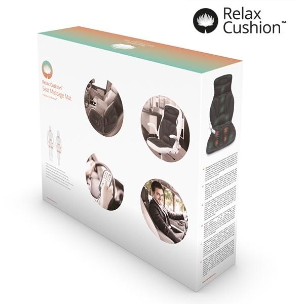 Massaging and Heated Car Seat, Soft and Quilted