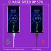 Светящийся USB Type-C кабель 5A для быстрой зарядки и передачи данных для Samsung Xiaomi OPPO Huawei IPhone Зарядное устройство Micro USB Проводной LED-кабель