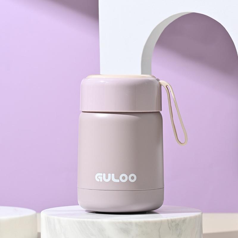 Мини-термос на 300 мл, портативная изолированная бутылка, двойной контейнер для пищевых продуктов из нержавеющей стали, стакан