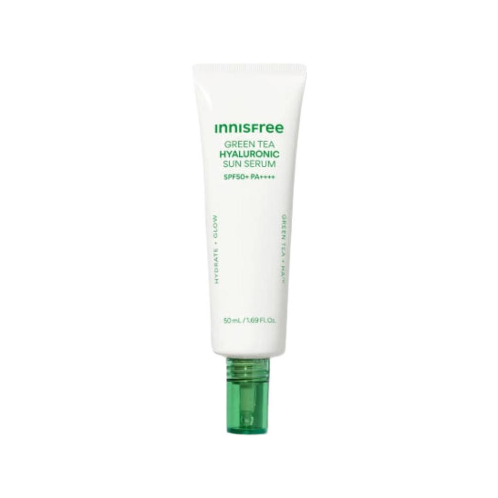 Innisfree Green Tea Hyaluronic Sun Serum SPF 50+/PA++++ 50ml (3 Options)