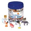Learning Resources Math Toy Farm Animal Figures 10 60 Authentic Counters, Types, Pieces, LER0810,