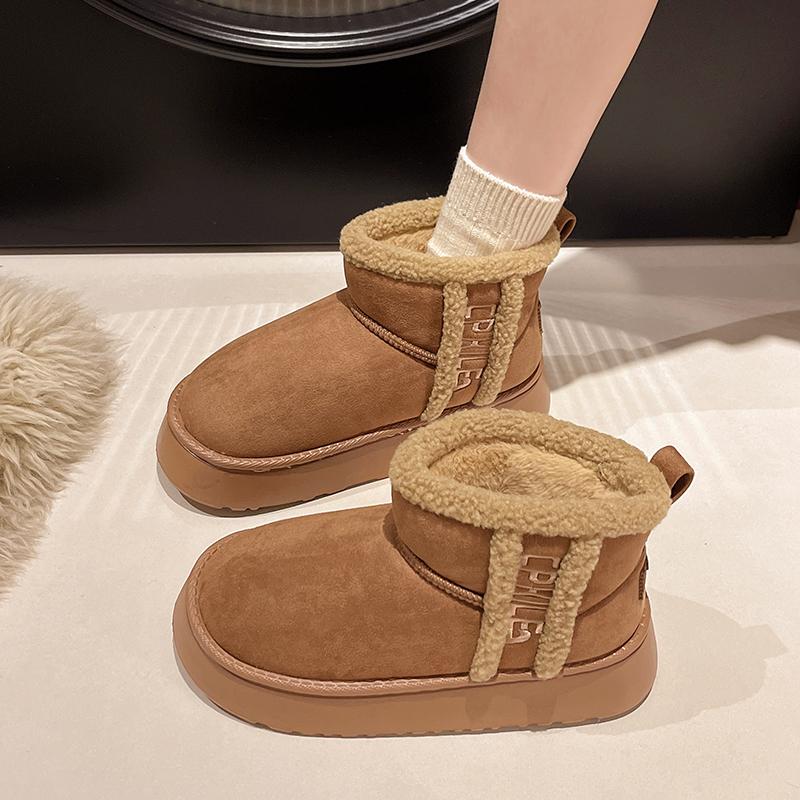 Женские зимние сапоги 2024 Новые зимние сапоги с утолщенным пухом Женские водонепроницаемые удобные ботильоны Модные теплые туфли на платформе Женские