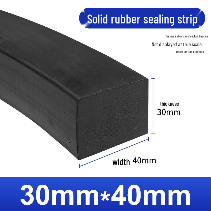Nitrile Rubber Strip: Oil & Pressure-Resistant Shock Absorbing Glass Pad for Sealing & Joint Support