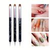 Двусторонняя ручка для обрезки ногтей двойного назначения, ручка для формирования игл для цветов, ручка-дрель