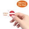 100-500Pcs Red Sale Price Labels Stickers Round Adhesive Paper Stickers Baking Cakes Retail Store Discount Price Stickers