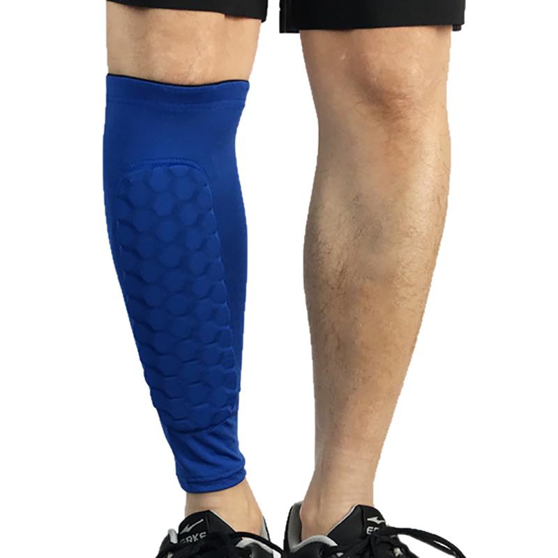 Honeycomb Shin Splint Compression Sleeve Basketball Calf Protection Leg Guard