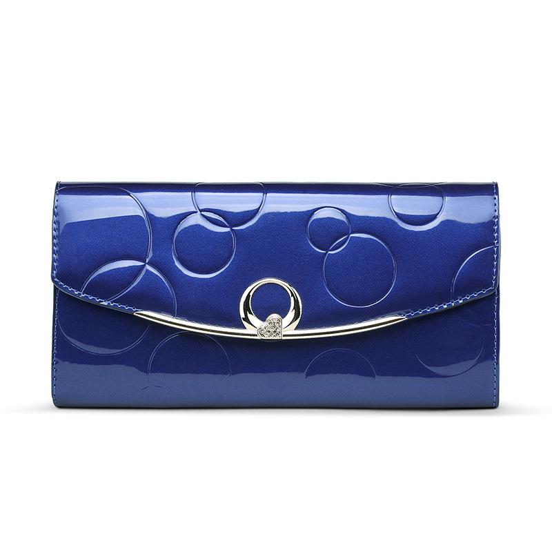 Женский кожаный кошелек, длинный женский модный кошелек с большим пространством и несколькими карточками