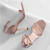 Модная обувь на высоком каблуке Женские босоножки на каблуке Квадратный носок Тренд 2025 Платье С открытым носком Элегантные туфли-лодочки Летние Новые Шпильки Sandalias De Mujer