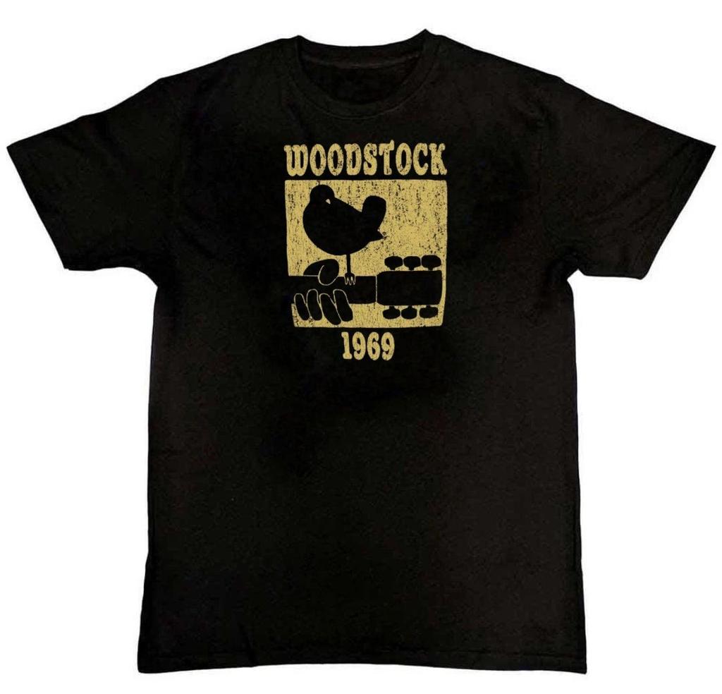 Woodstock 1969 Retro Graphic Print Mens Unisex T-Shirt