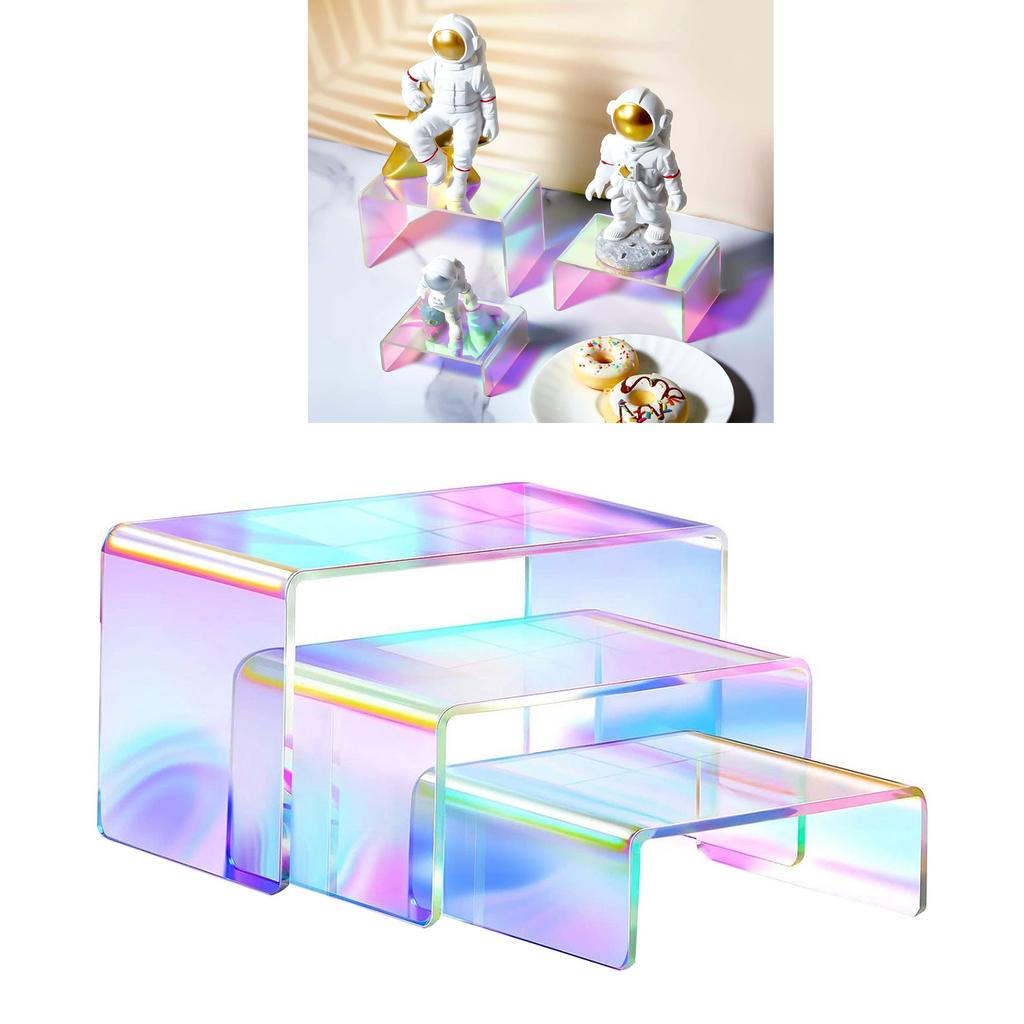 Набор из 6/3 шт. Универсальная акриловая подставка Цветные подставки Держатель для дисплея для демонстрации предметов коллекционирования, угощений, аксессуаров