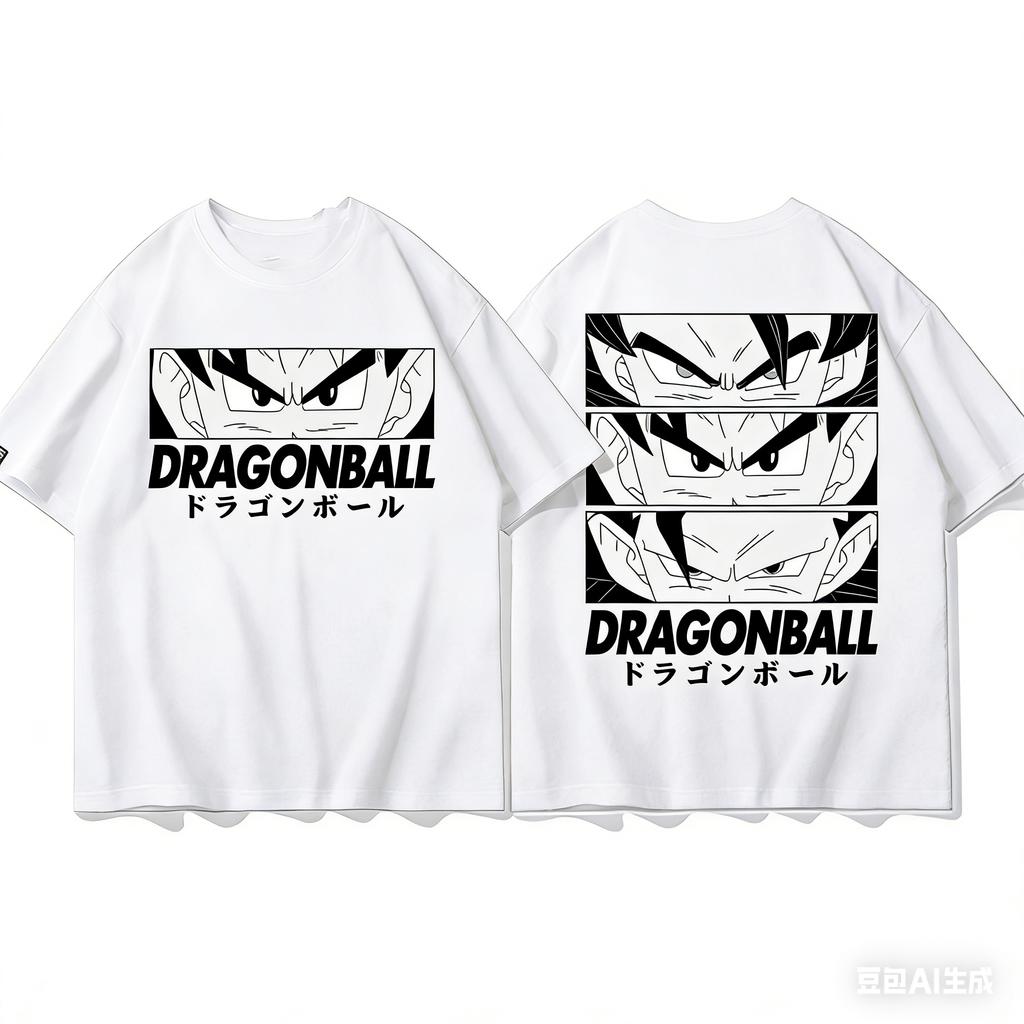 The Ultimate Outfit for Anime Fans Adult and Children Dragon Ball Z Classic Character Trendy Cotton Shortsleeve Tshirt