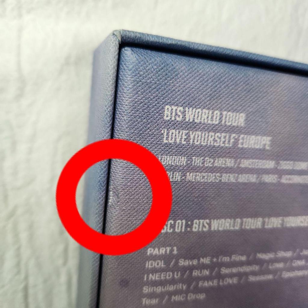 [ИСПОЛЬЗОВАН] Коллекционная карточка BTS LOVE YOURSELF EUROPE RM Namjoon